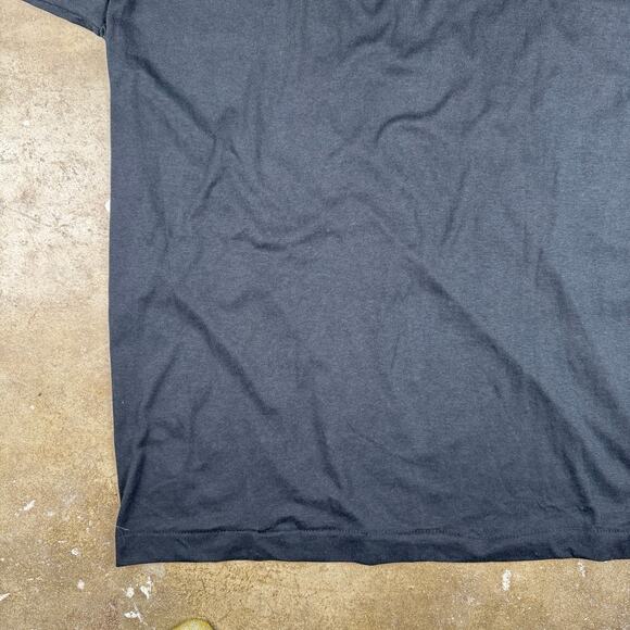 Vintage Fruit of‎ the Loom Pocket Tee Black Men’s XXL Made in USA Single Stitch - Picture 6 of 10